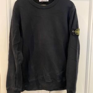 Black Stone Island long sleeve sweater
